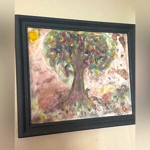 Tree Of Life Wall Art Wood Frame